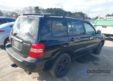 2005 Toyota Highlander V6 z USA, uszkodzony, nr VIN JTEGP21AX50045687